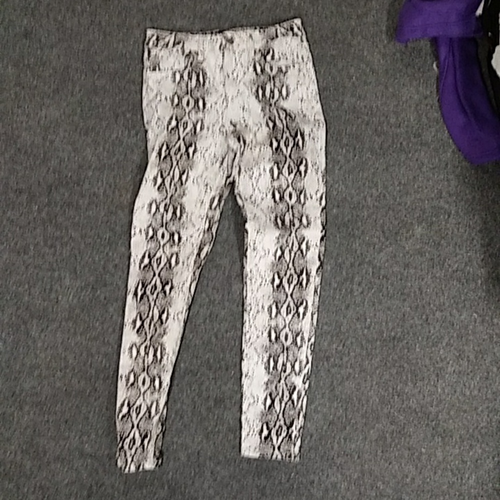 Prosperity snake skin print jeans